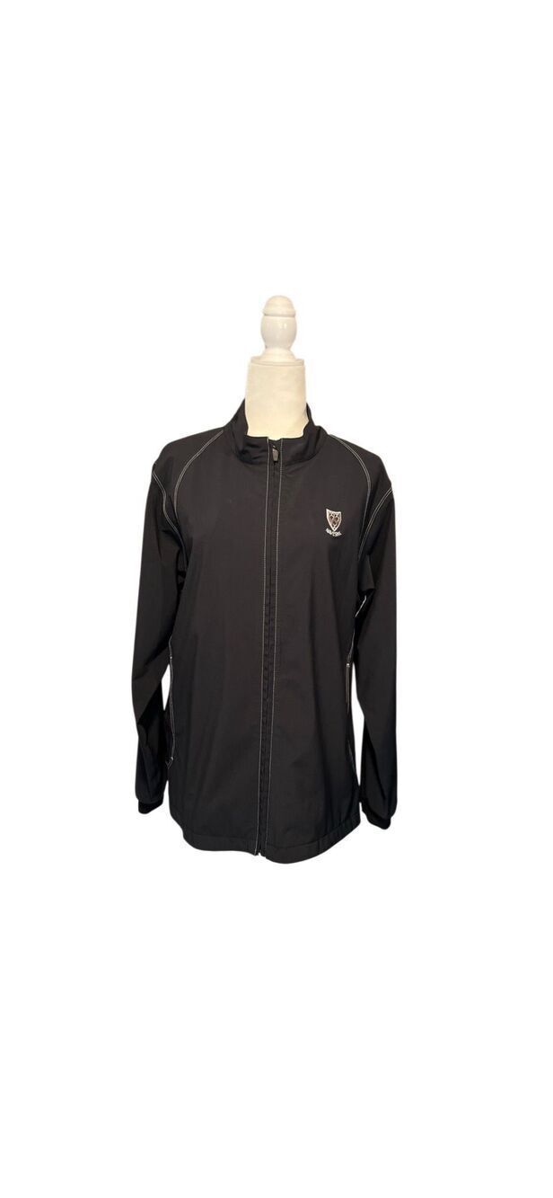 Sun Mountain “Navesink” country club Softshell black waterproof full zip jacket